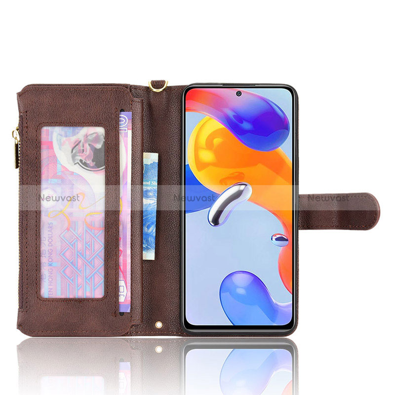 Leather Case Stands Flip Cover Holder BY2 for Xiaomi Redmi Note 12 Pro 4G