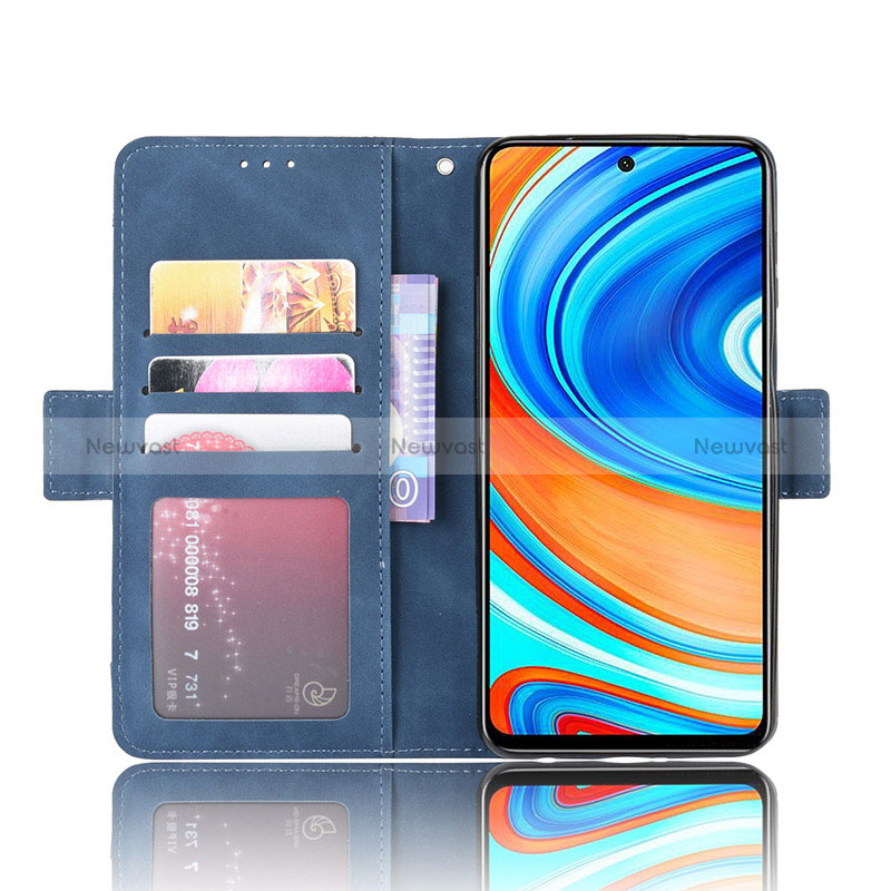 Leather Case Stands Flip Cover Holder BY2 for Xiaomi Redmi Note 9 Pro Max