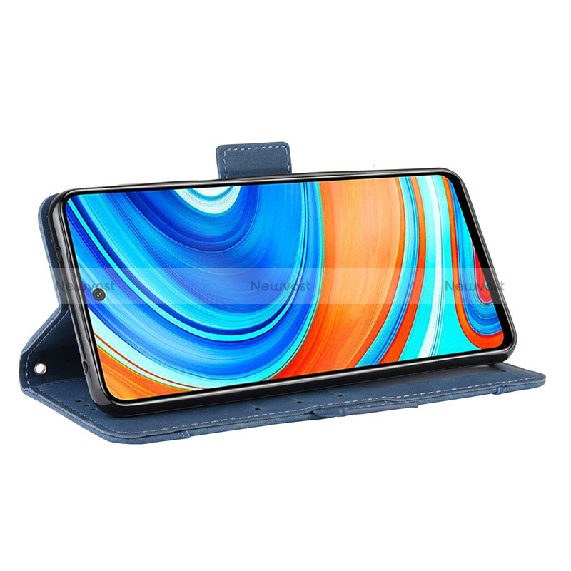 Leather Case Stands Flip Cover Holder BY2 for Xiaomi Redmi Note 9 Pro Max