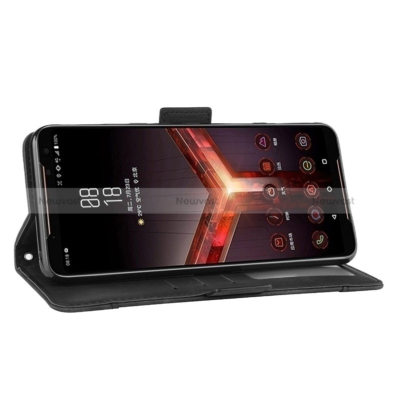 Leather Case Stands Flip Cover Holder BY3 for Asus ROG Phone II ZS660KL