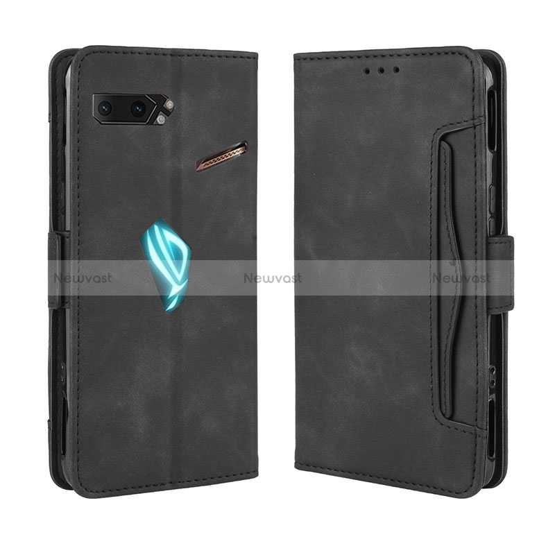 Leather Case Stands Flip Cover Holder BY3 for Asus ROG Phone II ZS660KL