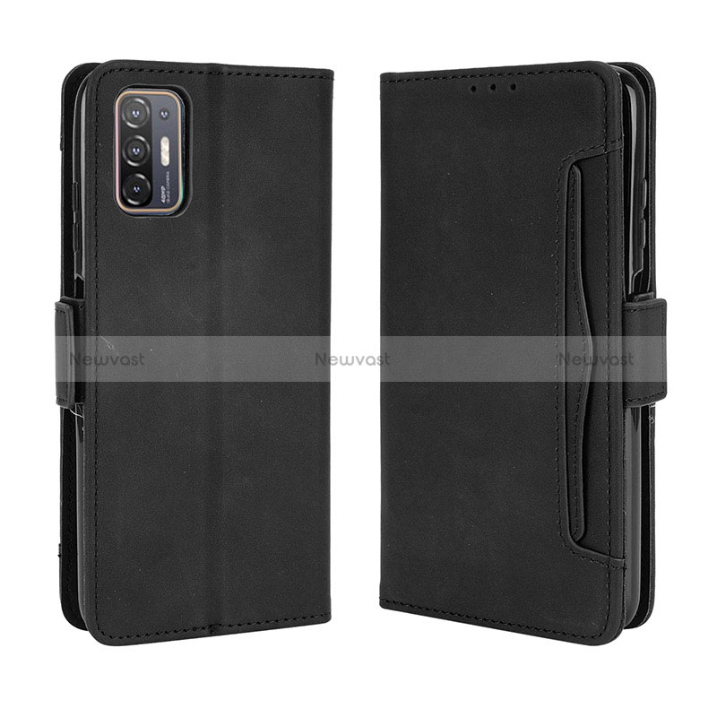 Leather Case Stands Flip Cover Holder BY3 for HTC Desire 21 Pro 5G