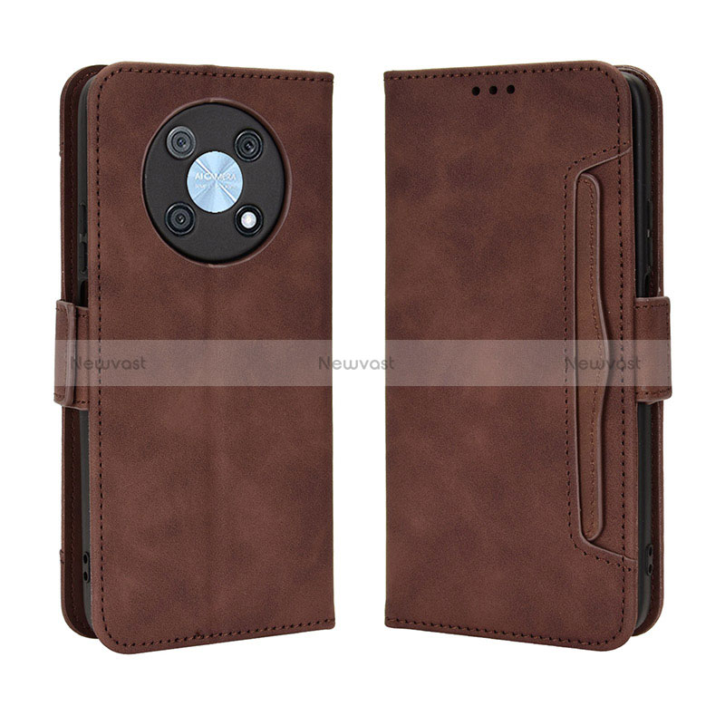 Leather Case Stands Flip Cover Holder BY3 for Huawei Enjoy 50 Pro