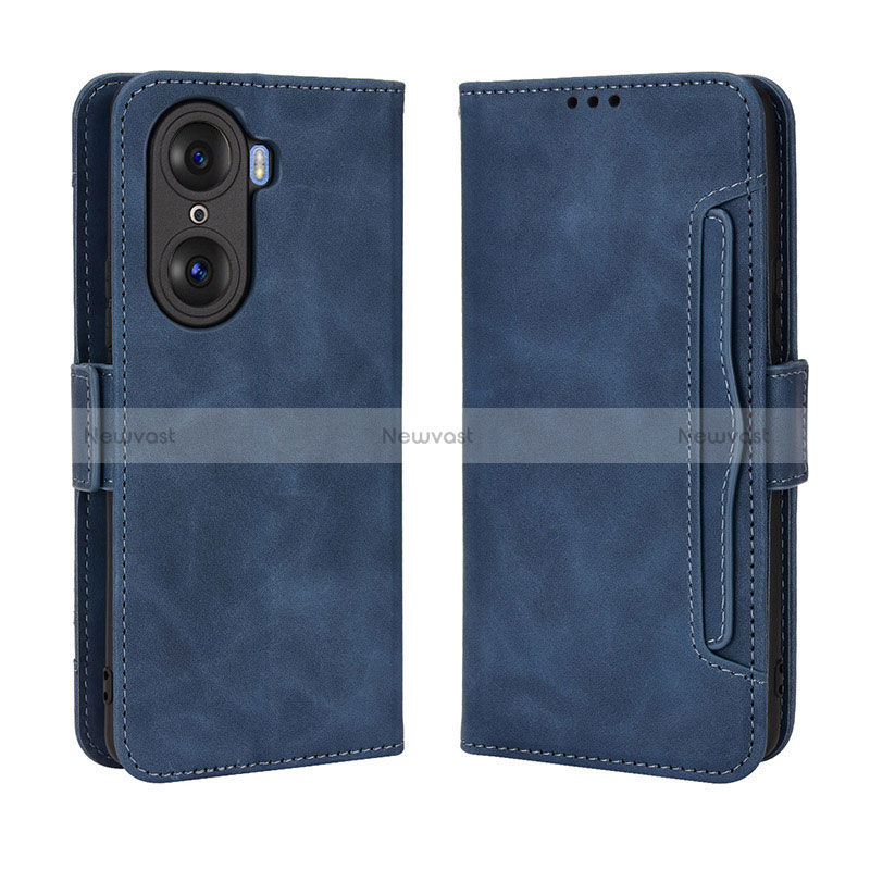 Leather Case Stands Flip Cover Holder BY3 for Huawei Honor 60 Pro 5G