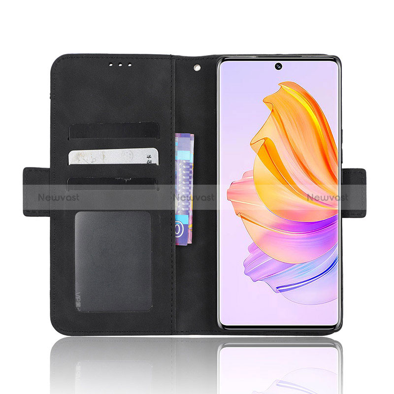 Leather Case Stands Flip Cover Holder BY3 for Huawei Honor 80 SE 5G