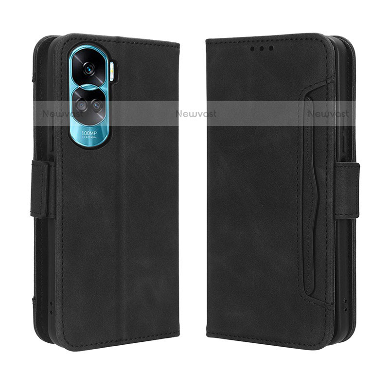 Leather Case Stands Flip Cover Holder BY3 for Huawei Honor 90 Lite 5G