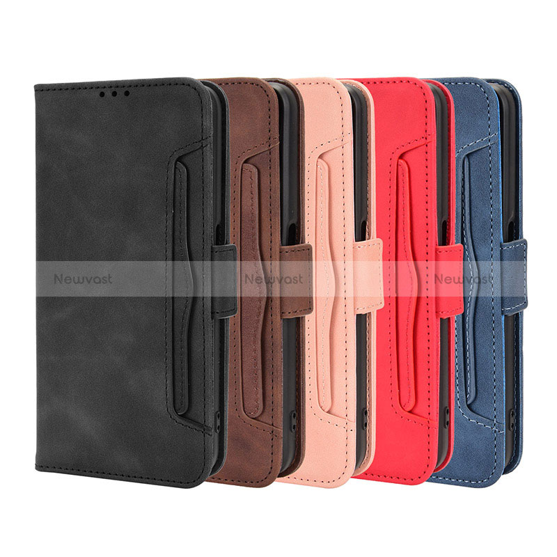 Leather Case Stands Flip Cover Holder BY3 for Huawei Honor X5 Plus