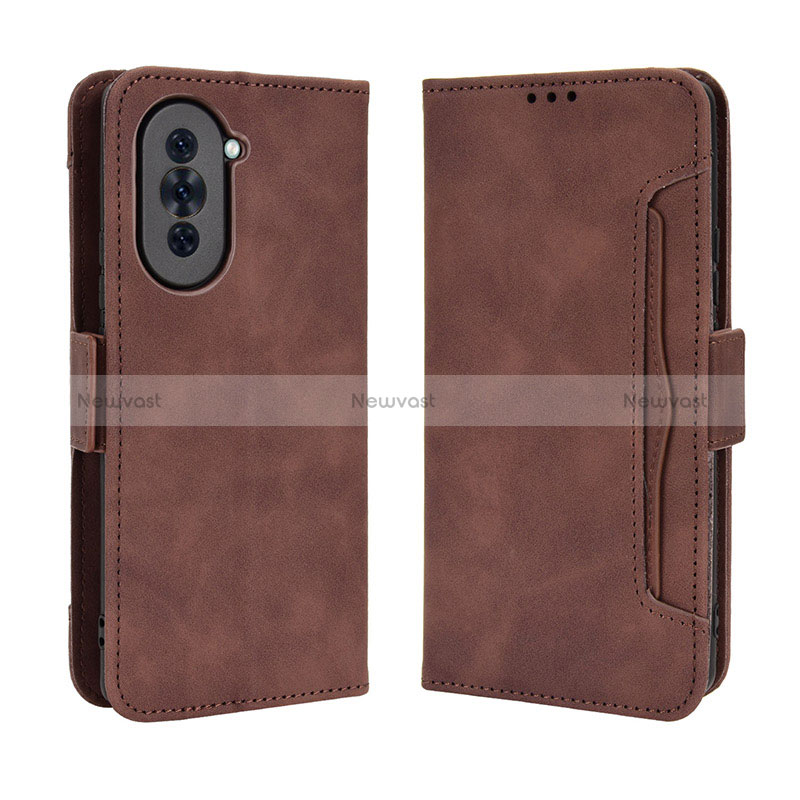 Leather Case Stands Flip Cover Holder BY3 for Huawei Nova 10 Pro