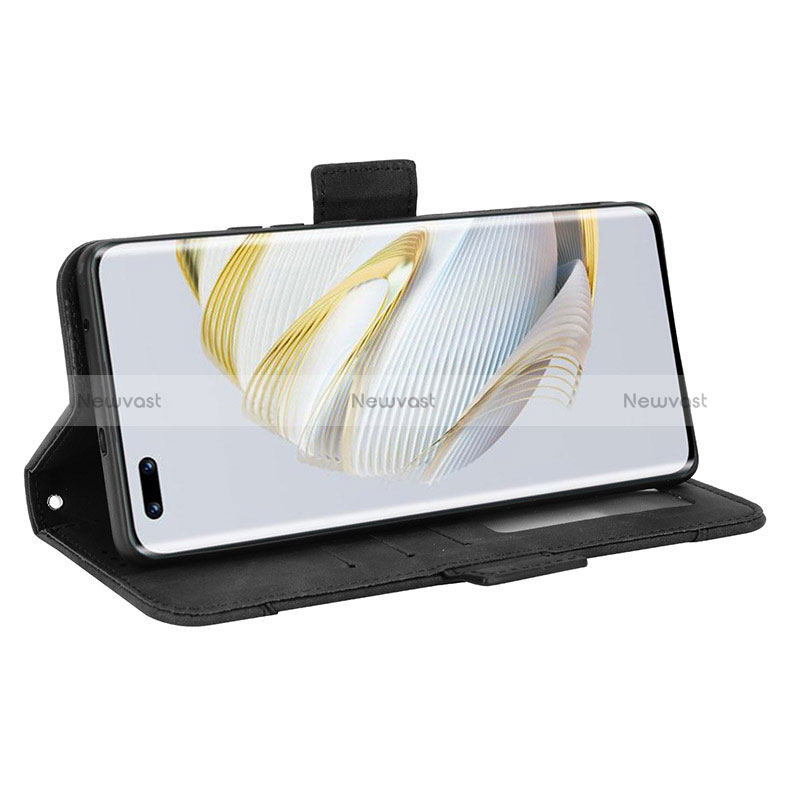 Leather Case Stands Flip Cover Holder BY3 for Huawei Nova 10 Pro