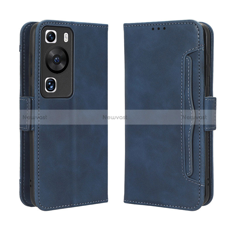 Leather Case Stands Flip Cover Holder BY3 for Huawei P60