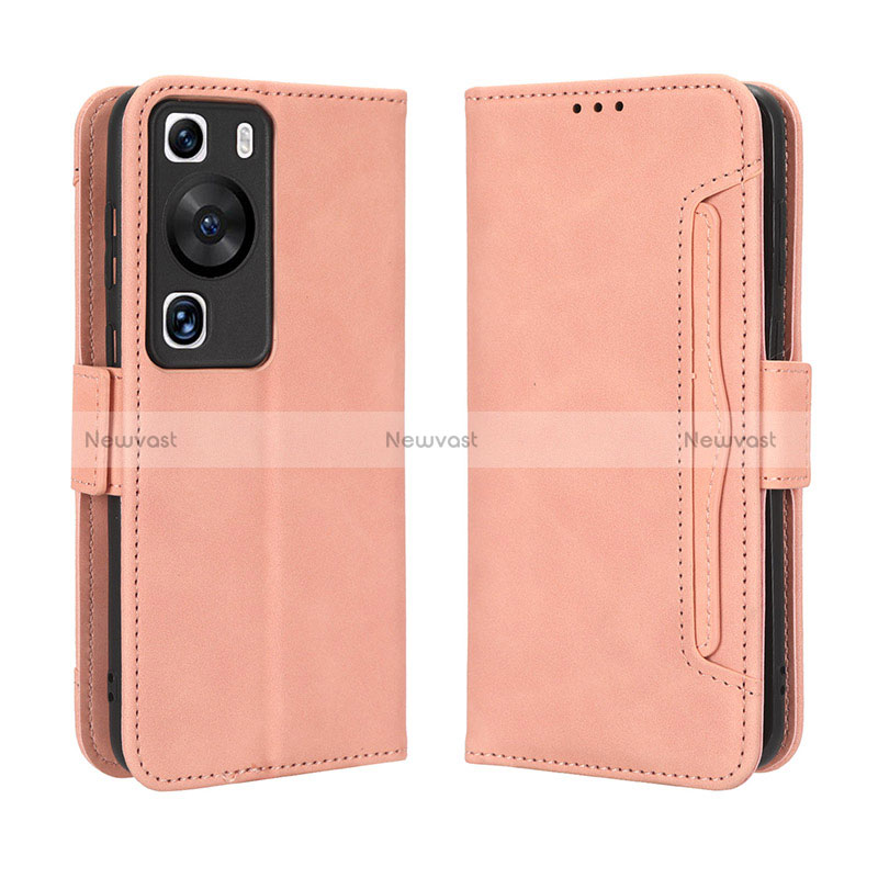 Leather Case Stands Flip Cover Holder BY3 for Huawei P60