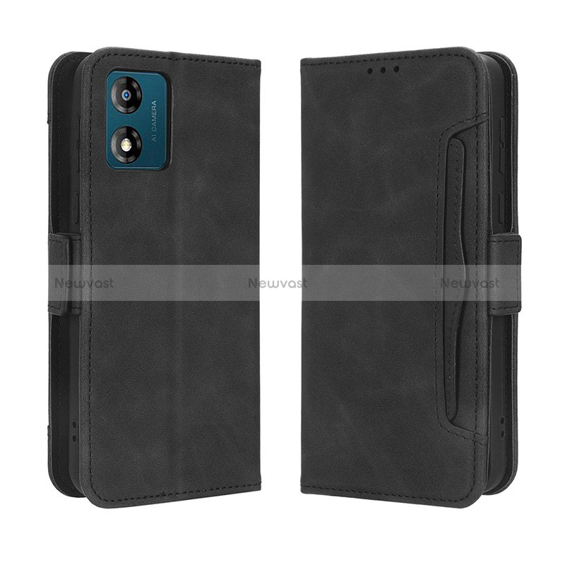 Leather Case Stands Flip Cover Holder BY3 for Motorola Moto E13