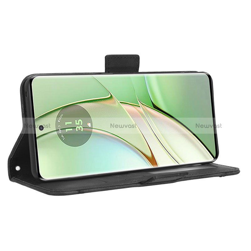 Leather Case Stands Flip Cover Holder BY3 for Motorola Moto Edge 40 5G