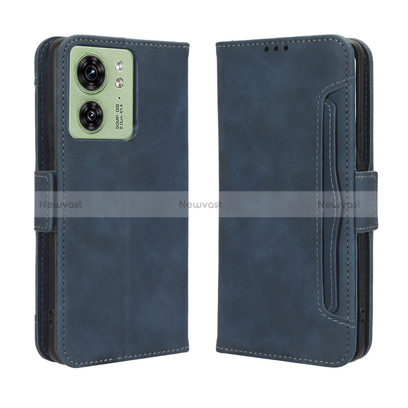 Leather Case Stands Flip Cover Holder BY3 for Motorola Moto Edge 40 5G