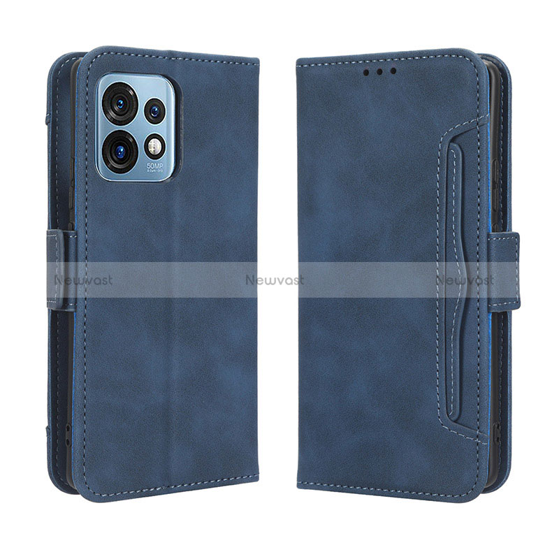 Leather Case Stands Flip Cover Holder BY3 for Motorola Moto Edge 40 Pro 5G