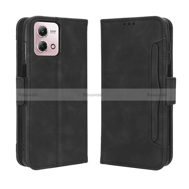 Leather Case Stands Flip Cover Holder BY3 for Motorola Moto G Stylus (2023) 4G