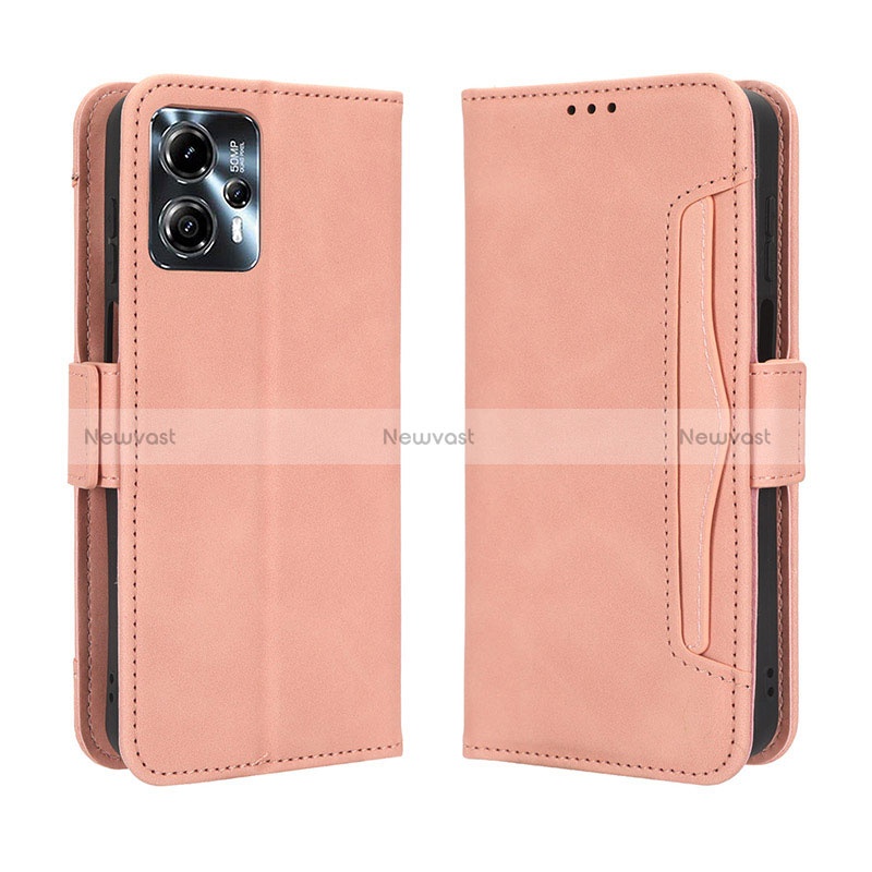 Leather Case Stands Flip Cover Holder BY3 for Motorola Moto G13