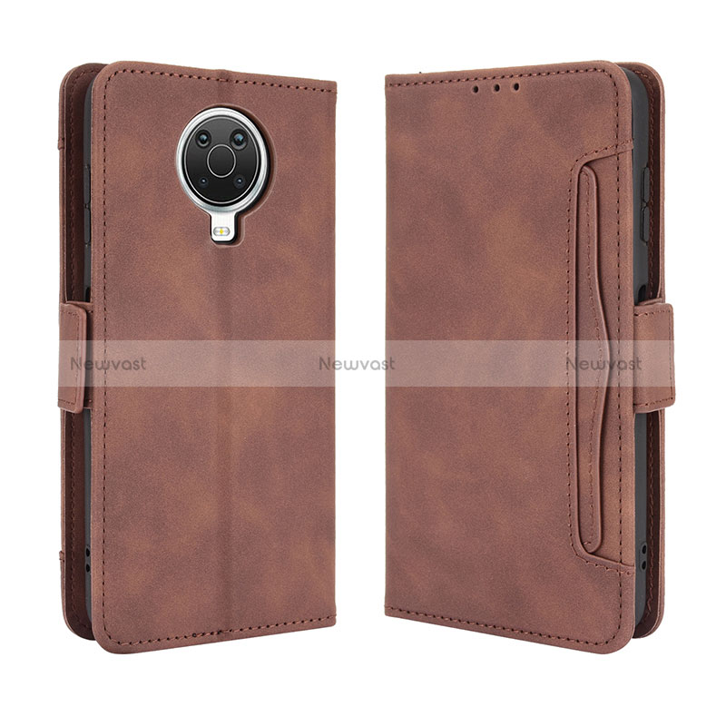 Leather Case Stands Flip Cover Holder BY3 for Nokia 6.3