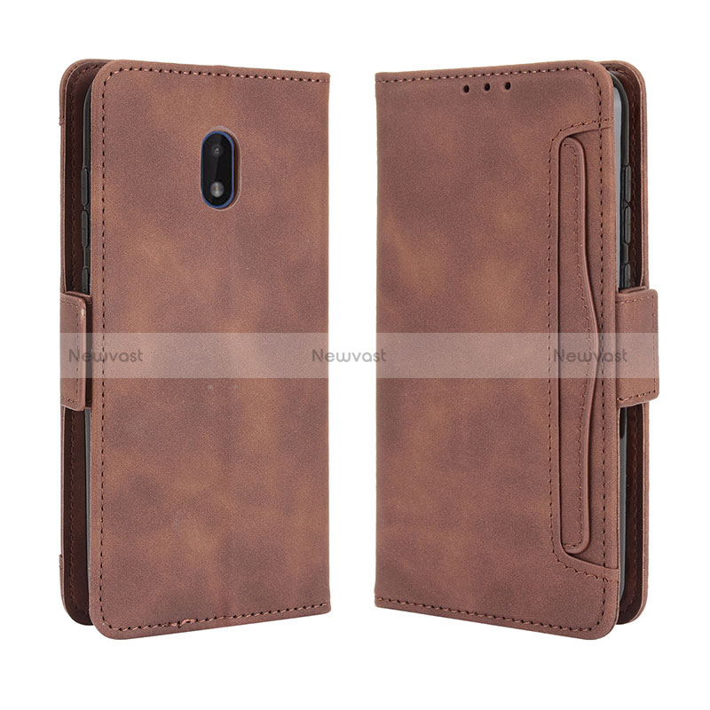 Leather Case Stands Flip Cover Holder BY3 for Nokia C01 Plus