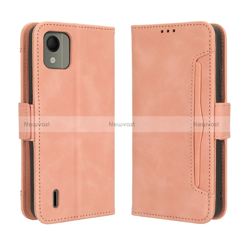 Leather Case Stands Flip Cover Holder BY3 for Nokia C110