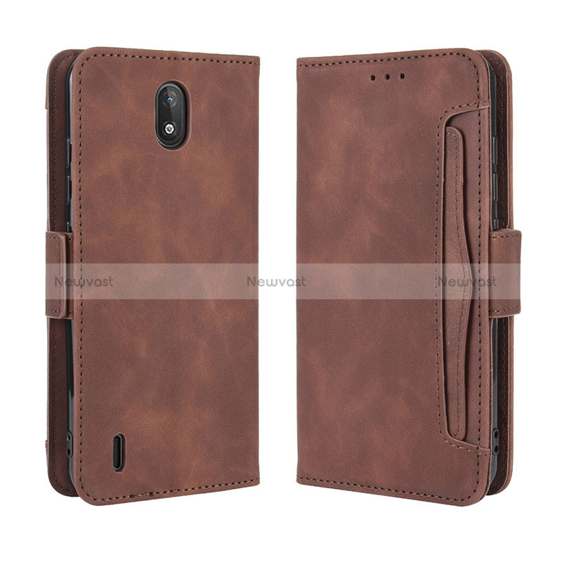 Leather Case Stands Flip Cover Holder BY3 for Nokia C2