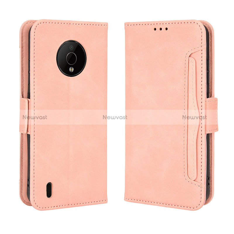 Leather Case Stands Flip Cover Holder BY3 for Nokia C200