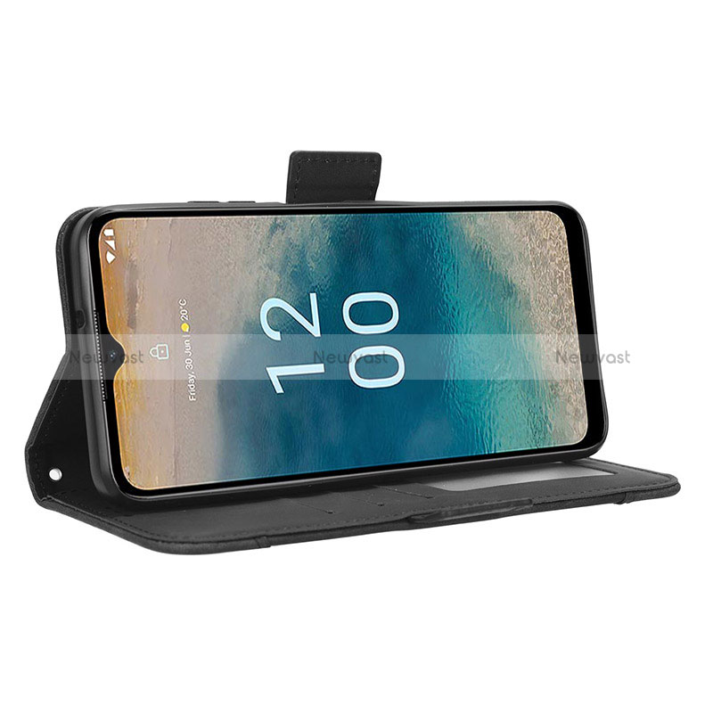 Leather Case Stands Flip Cover Holder BY3 for Nokia G22