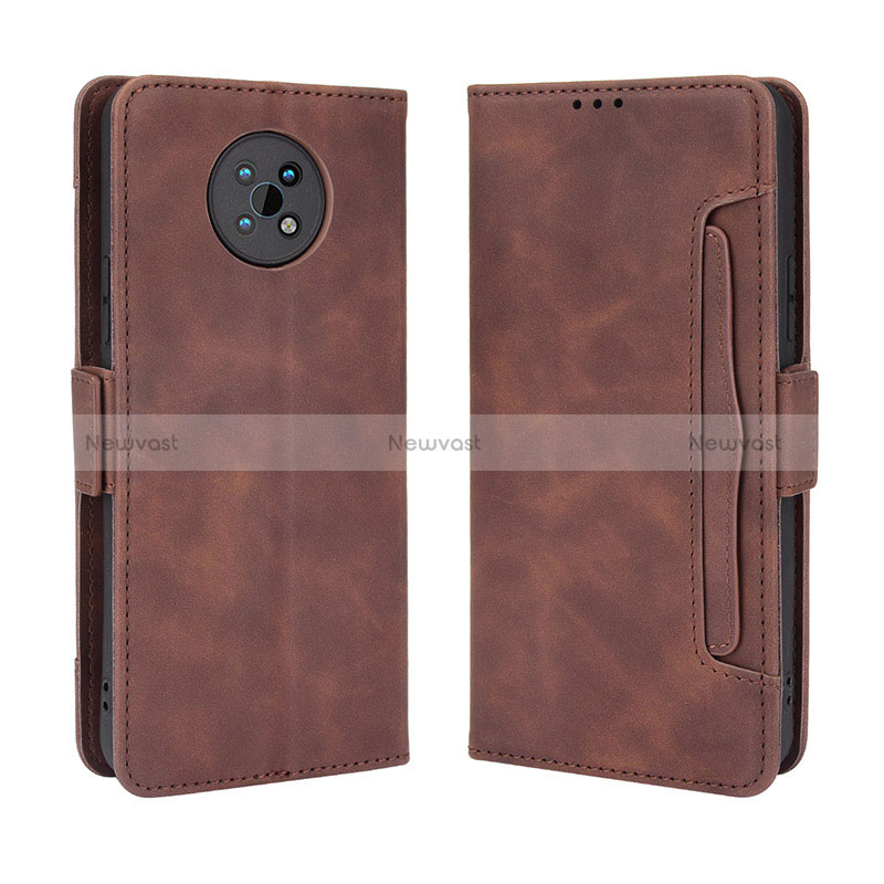 Leather Case Stands Flip Cover Holder BY3 for Nokia G50 5G