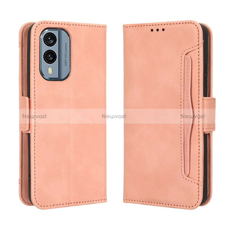 Leather Case Stands Flip Cover Holder BY3 for Nokia X30 5G