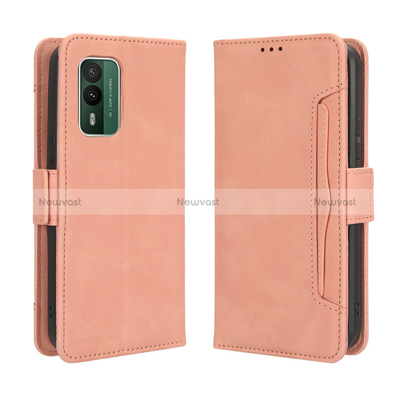 Leather Case Stands Flip Cover Holder BY3 for Nokia XR21