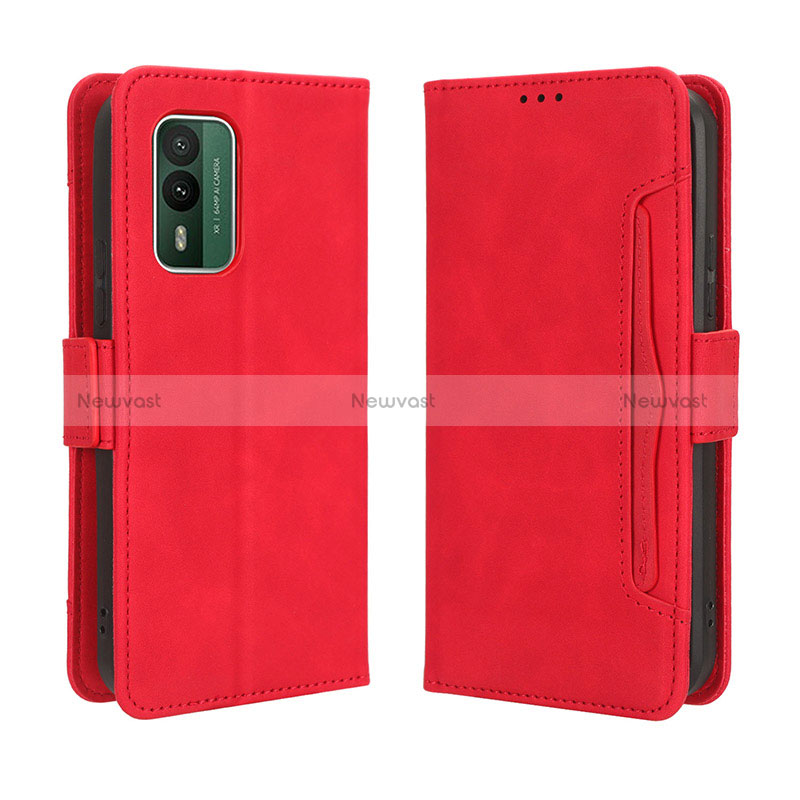 Leather Case Stands Flip Cover Holder BY3 for Nokia XR21