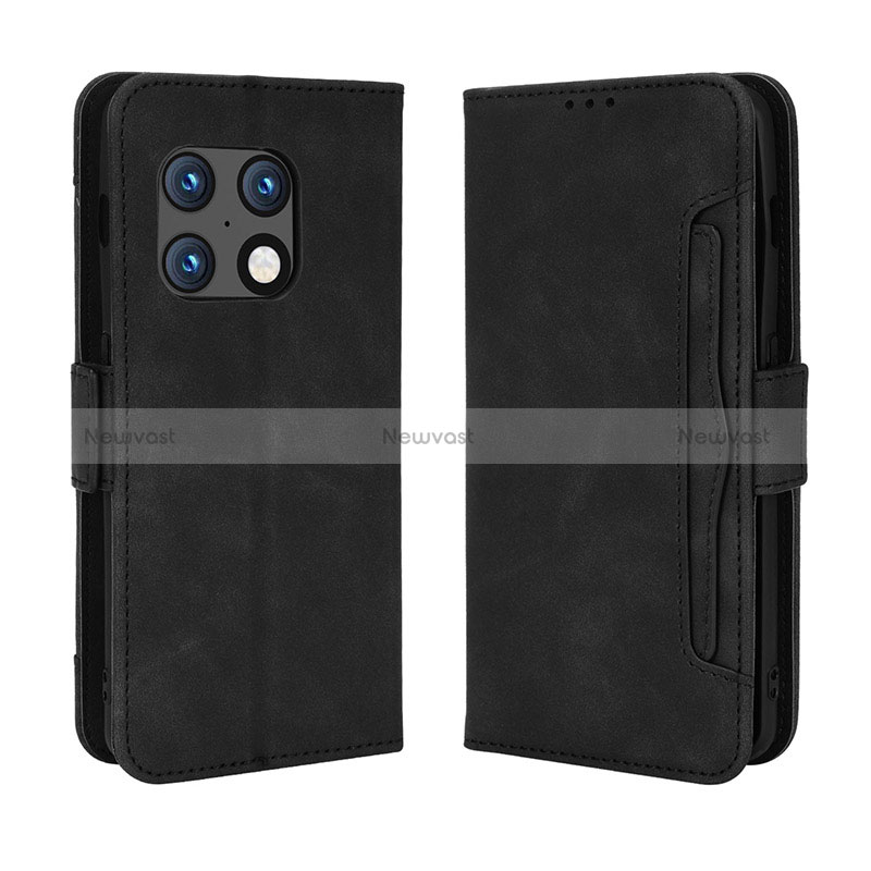 Leather Case Stands Flip Cover Holder BY3 for OnePlus 10 Pro 5G