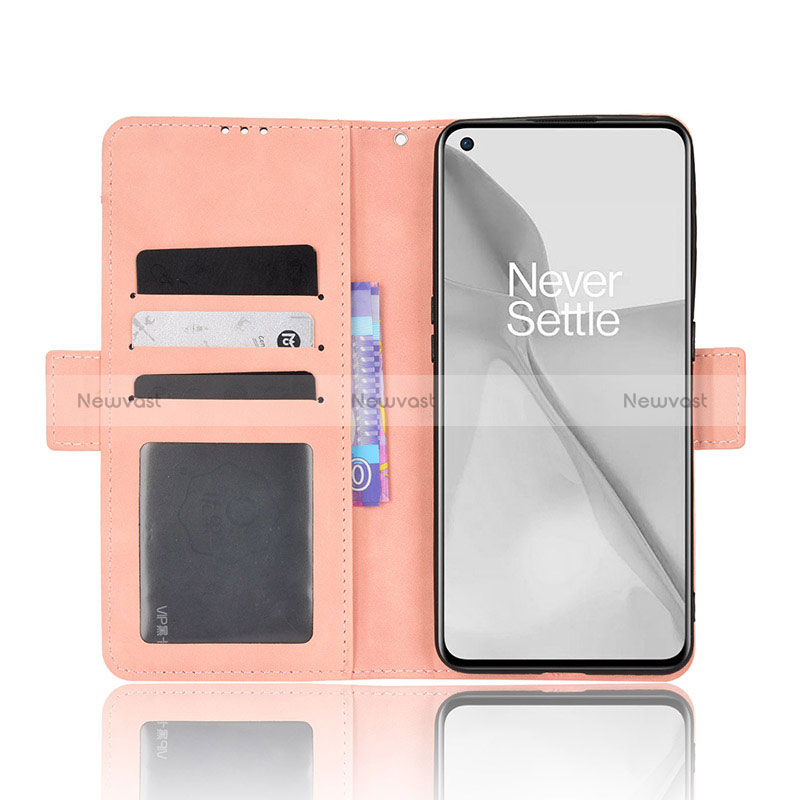 Leather Case Stands Flip Cover Holder BY3 for OnePlus 10 Pro 5G