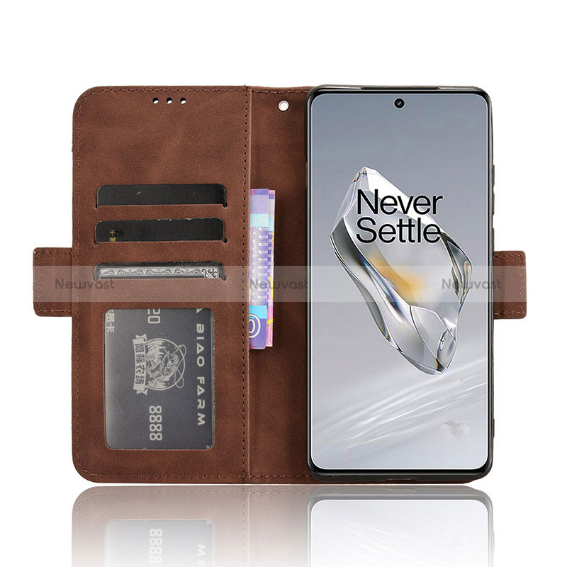 Leather Case Stands Flip Cover Holder BY3 for OnePlus 12 5G