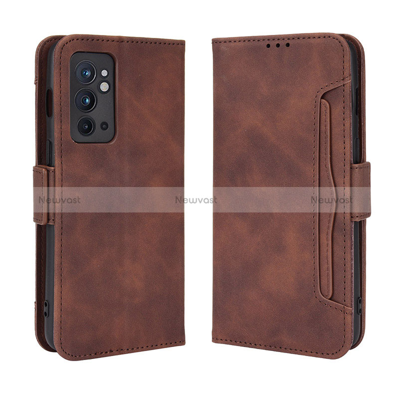 Leather Case Stands Flip Cover Holder BY3 for OnePlus 9RT 5G