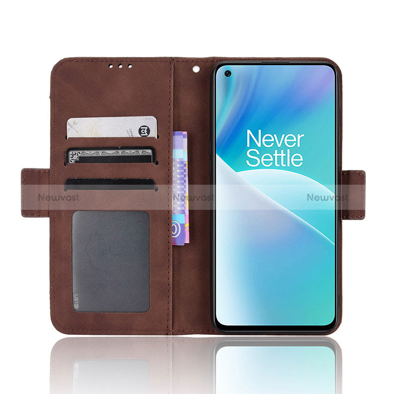 Leather Case Stands Flip Cover Holder BY3 for OnePlus Nord 2T 5G