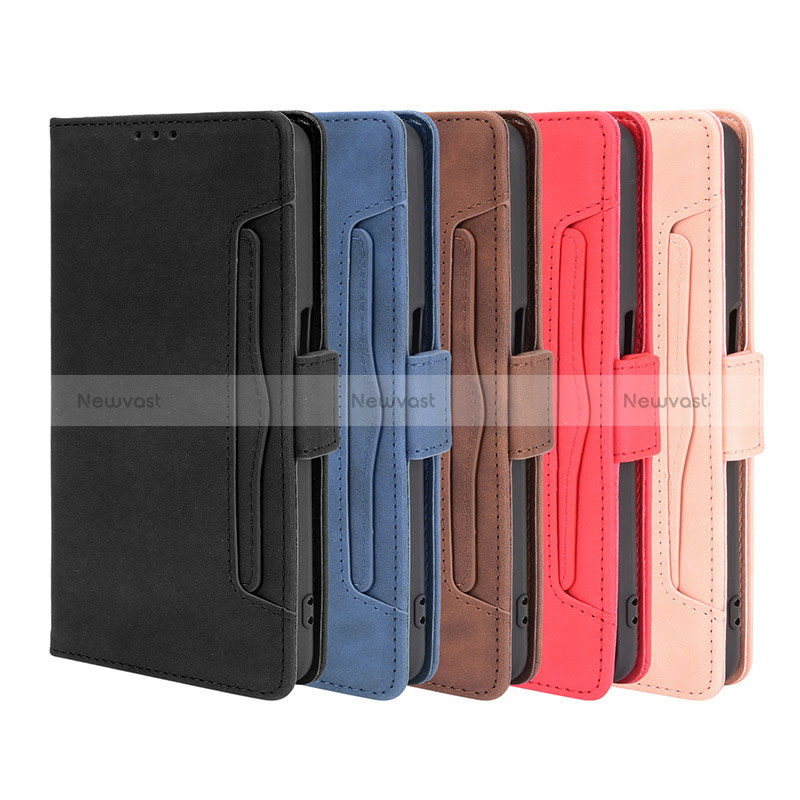 Leather Case Stands Flip Cover Holder BY3 for Oppo A54s