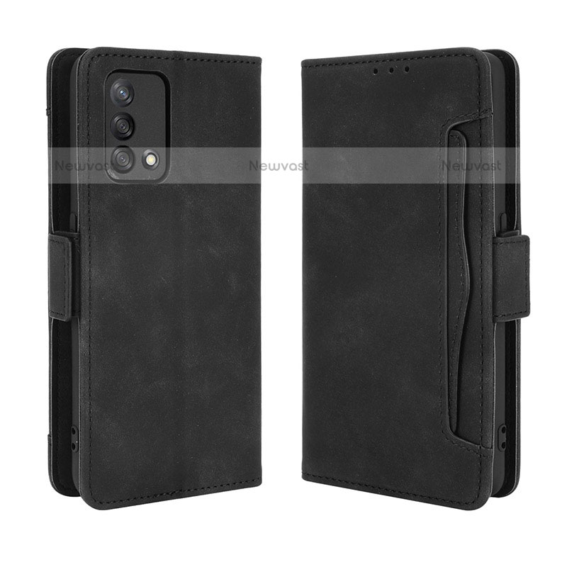 Leather Case Stands Flip Cover Holder BY3 for Oppo A74 4G