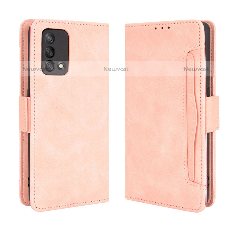 Leather Case Stands Flip Cover Holder BY3 for Oppo A74 4G