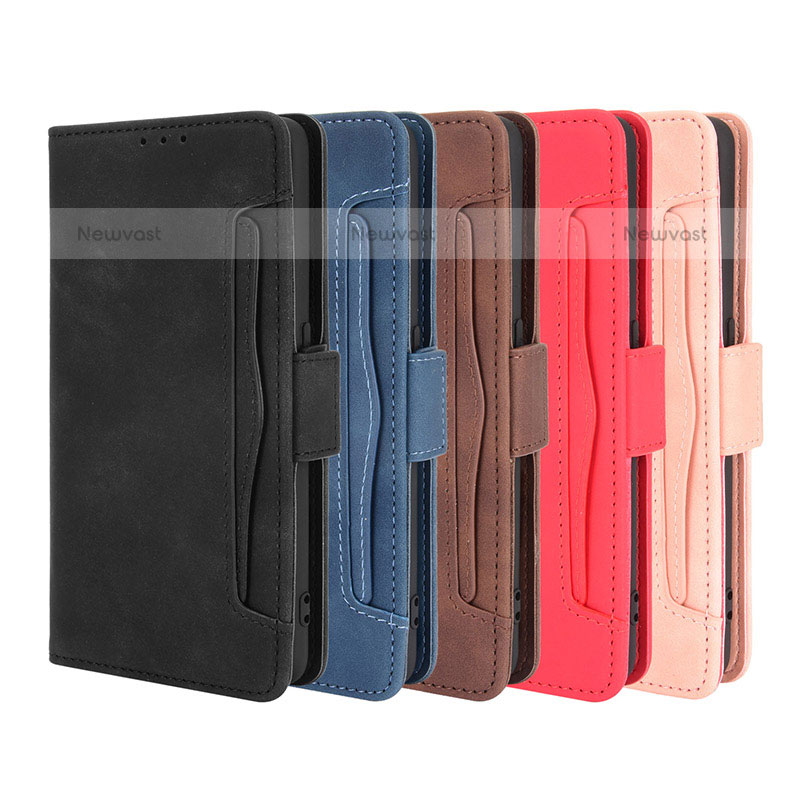 Leather Case Stands Flip Cover Holder BY3 for Oppo A74 4G