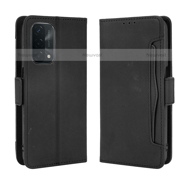 Leather Case Stands Flip Cover Holder BY3 for Oppo A93 5G