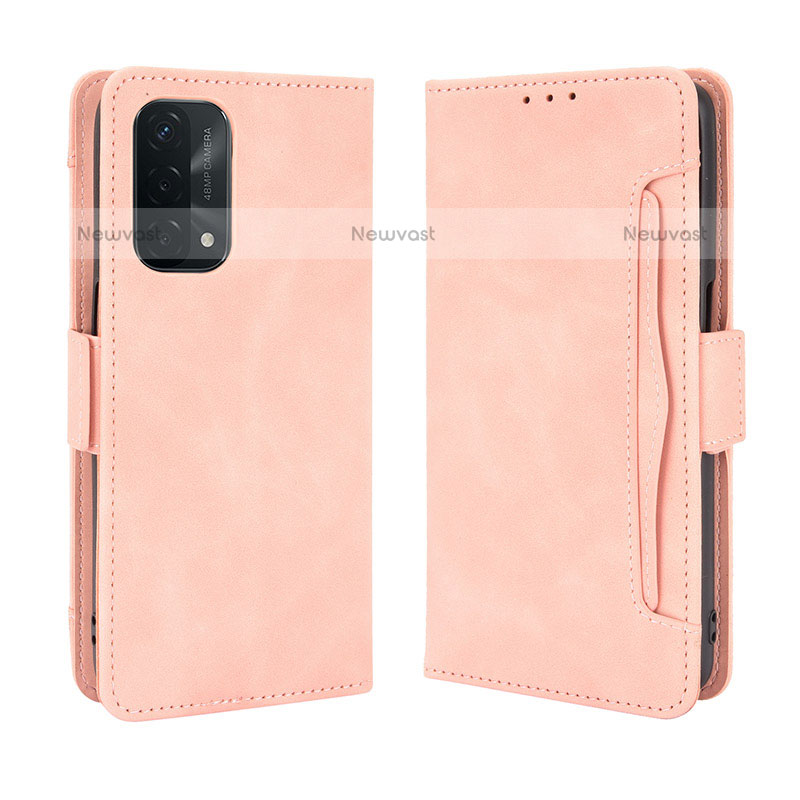 Leather Case Stands Flip Cover Holder BY3 for Oppo A93 5G