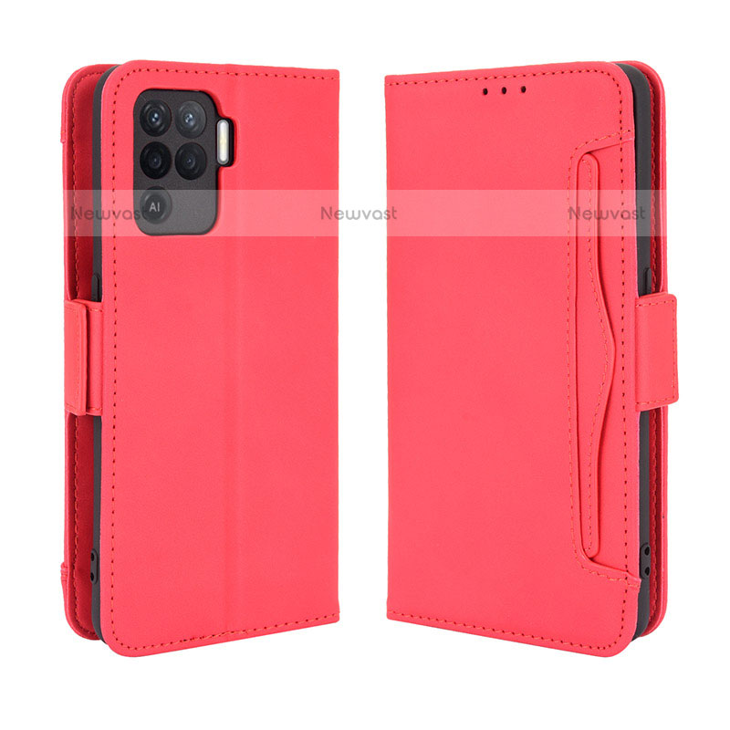 Leather Case Stands Flip Cover Holder BY3 for Oppo A94 4G