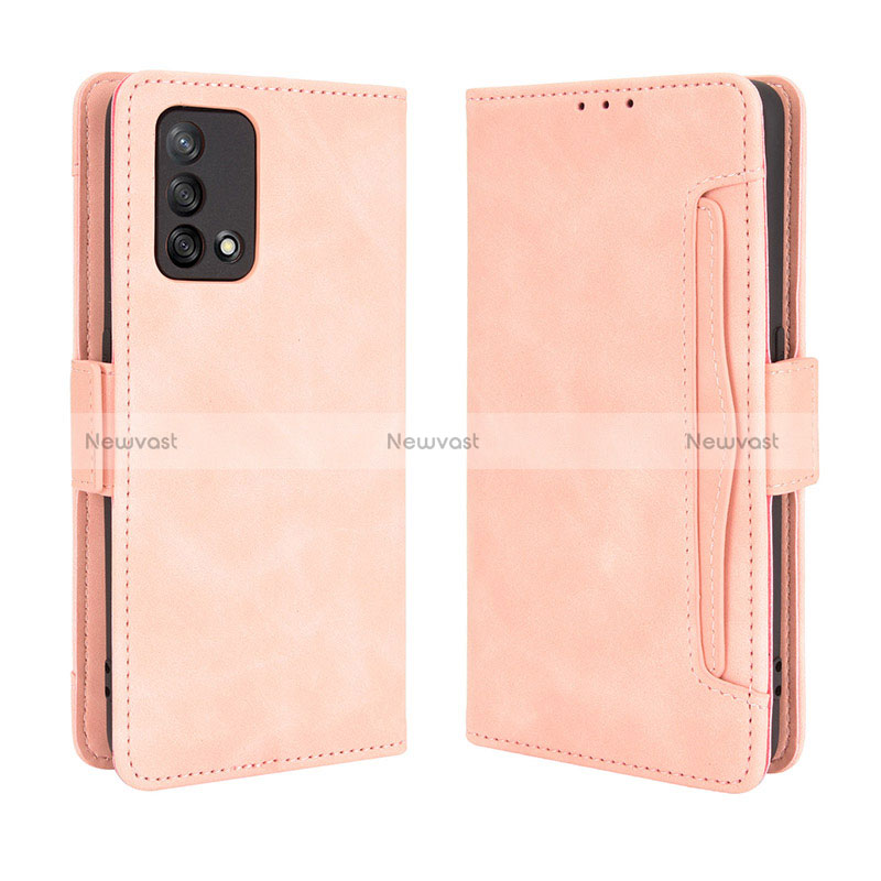 Leather Case Stands Flip Cover Holder BY3 for Oppo A95 4G