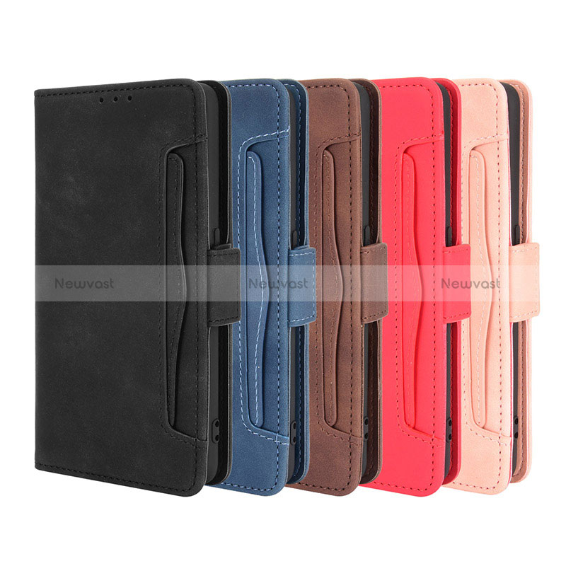 Leather Case Stands Flip Cover Holder BY3 for Oppo A95 4G