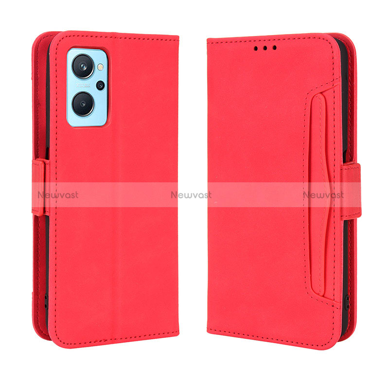 Leather Case Stands Flip Cover Holder BY3 for Oppo A96 4G