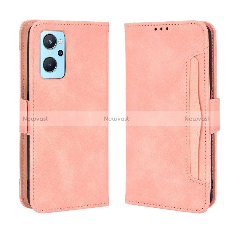 Leather Case Stands Flip Cover Holder BY3 for Oppo A96 4G