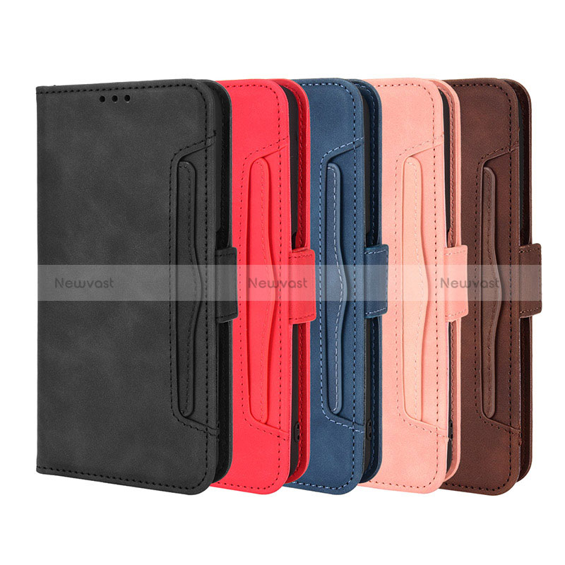 Leather Case Stands Flip Cover Holder BY3 for Oppo A96 4G