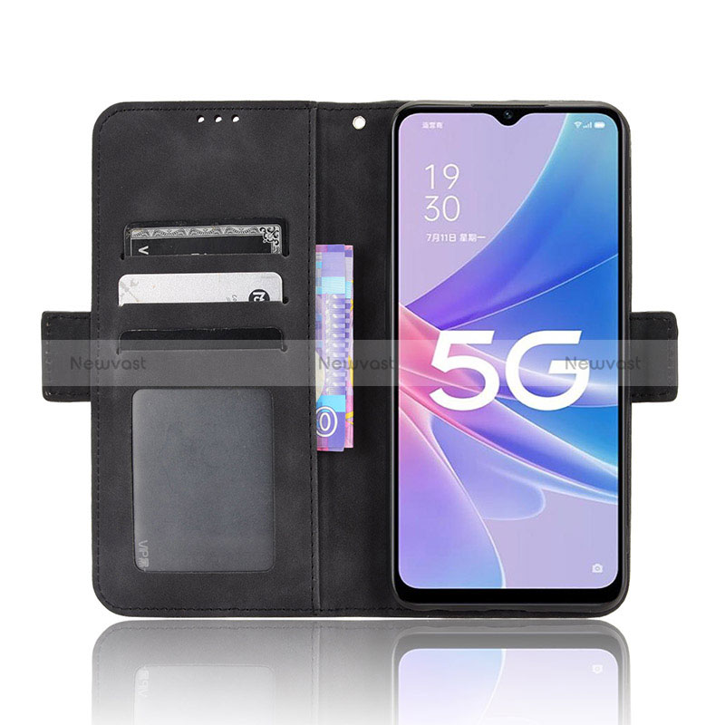 Leather Case Stands Flip Cover Holder BY3 for Oppo A98 5G