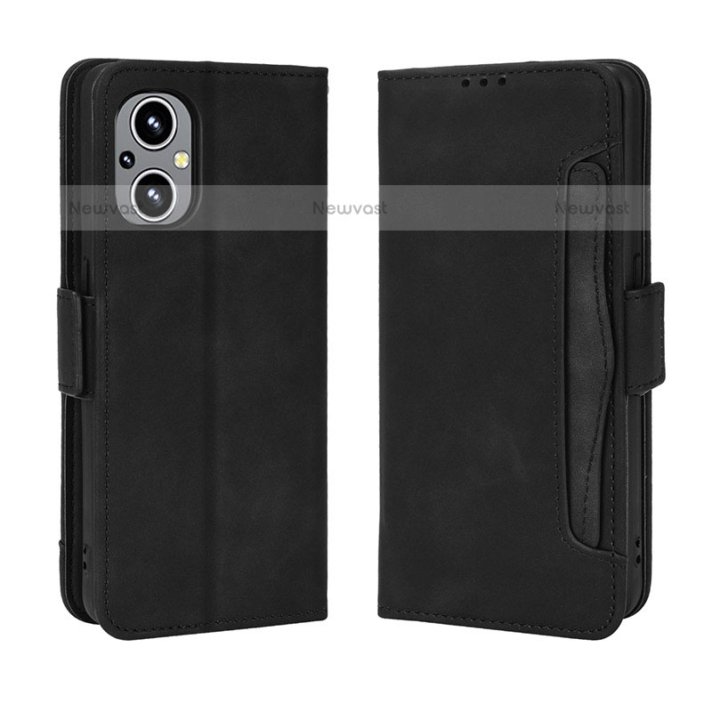 Leather Case Stands Flip Cover Holder BY3 for Oppo F21 Pro 5G